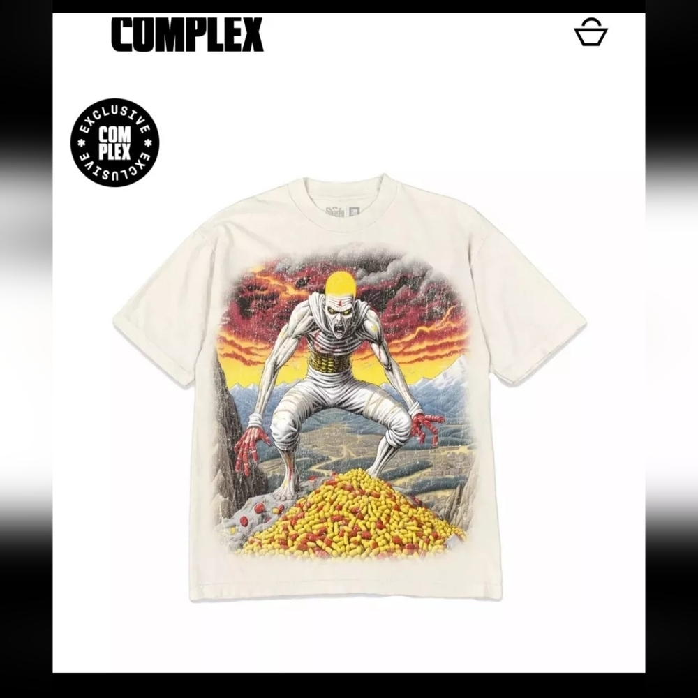 Eminem Slim Shady Pills T Shirt New Sealed Size Large Auth Complex Long Sleeve